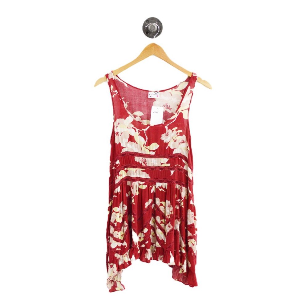 Intimately Free People Floral Tunic Top #206-29